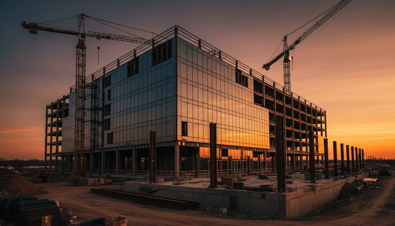 Modern real estate development project in Texas